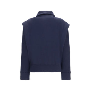 Giorgio Armani Blue Wool Oves Aries Bomber