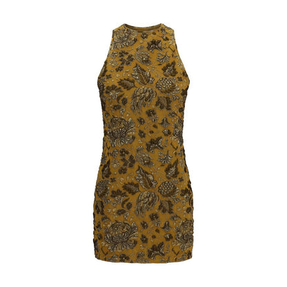 Saint Laurent Brown Polyamide Casual Dress