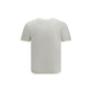 Saint Laurent White Cotton T-Shirt