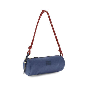 Miu Miu Blue Cotton Wallet