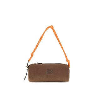 Miu Miu Brown Cotton Wallet