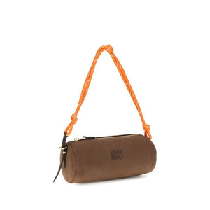 Miu Miu Brown Cotton Wallet
