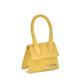 Jacquemus Bicolor Calf Leather Bos Taurus Shoulder Bag