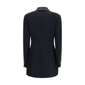 Versace Black Wool Oves Aries Blazer