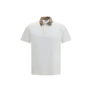 Burberry White Cotton Top