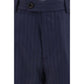 Brunello Cucinelli Blue Wool Oves Aries Dress Pants