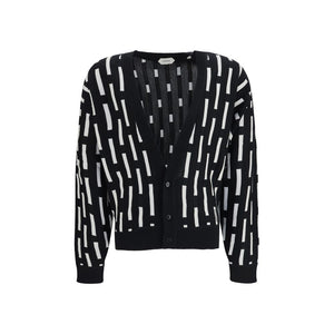 Versace Multicolor Wool Oves Aries Cardigan