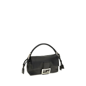 Fendi Black Lamb Ovis Aries Aries Shoulder Bag