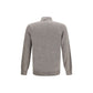 Brunello Cucinelli Gray Cashmere Polo Shirt