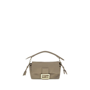 Fendi Beige Lamb Ovis Aries Aries Shoulder Bag
