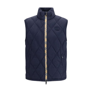 Burberry Blue Polyamide Sleeveless Jacket