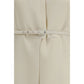 Fendi Beige Wool Oves Aries Casual Dress
