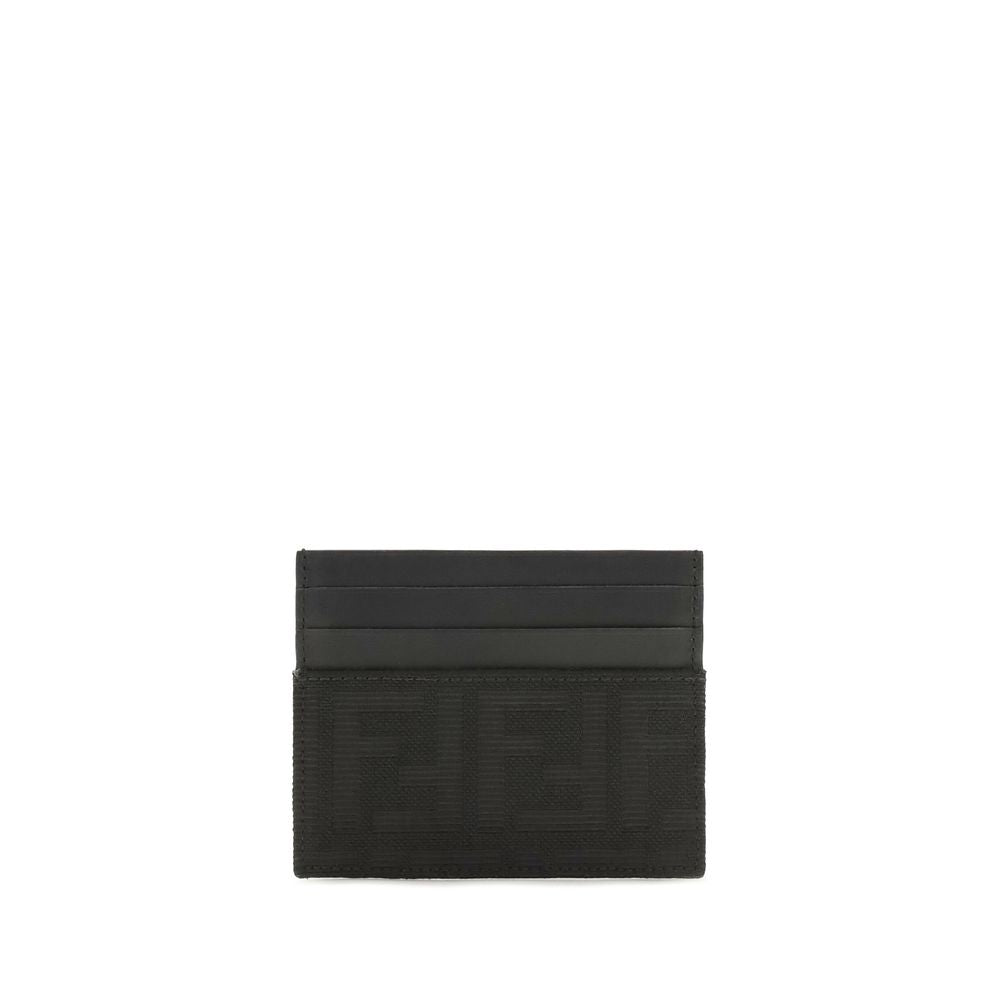 Fendi Black Polyester Wallet
