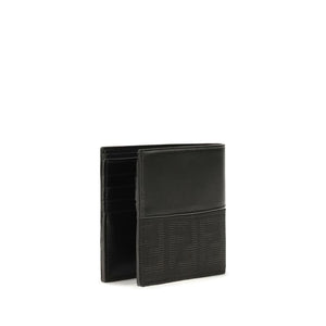 Fendi Black Calf Leather Bos Taurus Wallet
