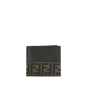 Fendi Brown Calf Leather Bos Taurus Wallet