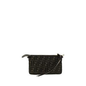 Fendi Brown Polyester Shoulder Bag