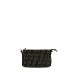 Fendi Brown Polyester Shoulder Bag
