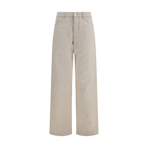 Fendi Beige Cotton Jeans Denim