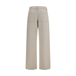 Fendi Beige Cotton Jeans Denim