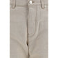 Fendi Beige Cotton Jeans Denim