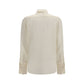 Fendi Beige Silk Pattern Shirt