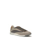 Brunello Cucinelli Beige Suede Leather Low Top Sneakers