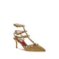 Valentino Garavani Beige Suede Leather Pumps