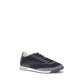 Brunello Cucinelli Blue Suede Leather Athletic Sneakers