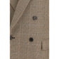 Saint Laurent Beige Wool Oves Aries Blazer