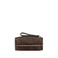 Valentino Garavani Brown Suede Leather Handbag