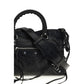 Balenciaga Black Lamb Ovis Aries Aries Shoulder Bag