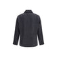 Brunello Cucinelli Gray Linen Pattern Shirt