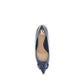 Valentino Garavani Blue Calf Leather Bos Taurus High Heel Pumps