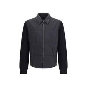 Prada Black Wool Oves Aries Full-Length Jacket