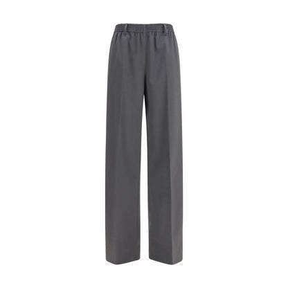 Miu Miu Gray Wool Oves Aries Casual Pants