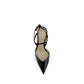 Fendi Black Calf Leather Bos Taurus High Heel Pumps