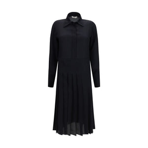 Fendi Black Silk Casual Dress