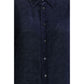Giorgio Armani Blue Silk Dress Shirt