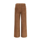 Brunello Cucinelli Brown Cotton Casual Pants