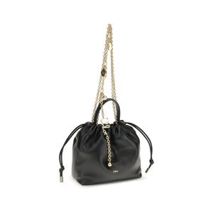 Chloé Black Calf Leather Bos Taurus Shoulder Bag