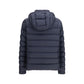 Moncler Blue Goose Down Full-Length Jacket