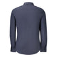 Hugo Boss Blue Cotton Men's Shirt