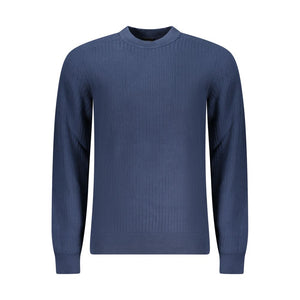 Hugo Boss Blue Cotton Sweatshirt