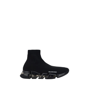 Balenciaga Black Polyester Athletic Sneakers