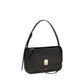 Ferragamo Black Calf Leather Bos Taurus Shoulder Bag