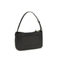 Ferragamo Black Calf Leather Bos Taurus Shoulder Bag