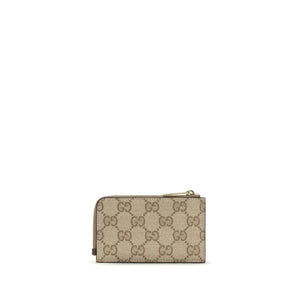Gucci Beige Cotton Wallet