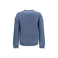 Valentino Garavani Blue Wool Oves Aries Sweatshirt