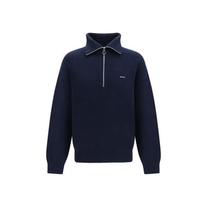 Prada Blue Wool Oves Aries Polo Shirt