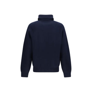 Prada Blue Wool Oves Aries Polo Shirt
